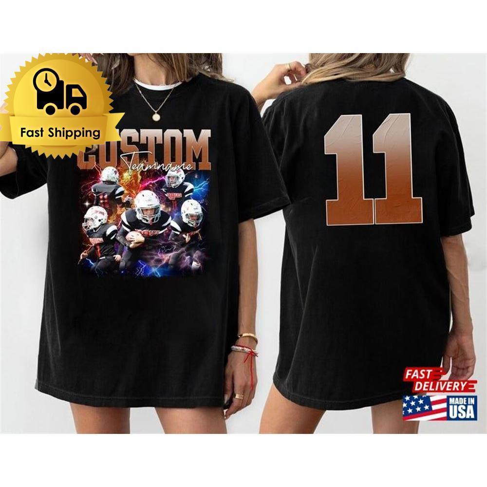 Game Day Football Personalized Shirt Shirt T-Shirt 2 Sided